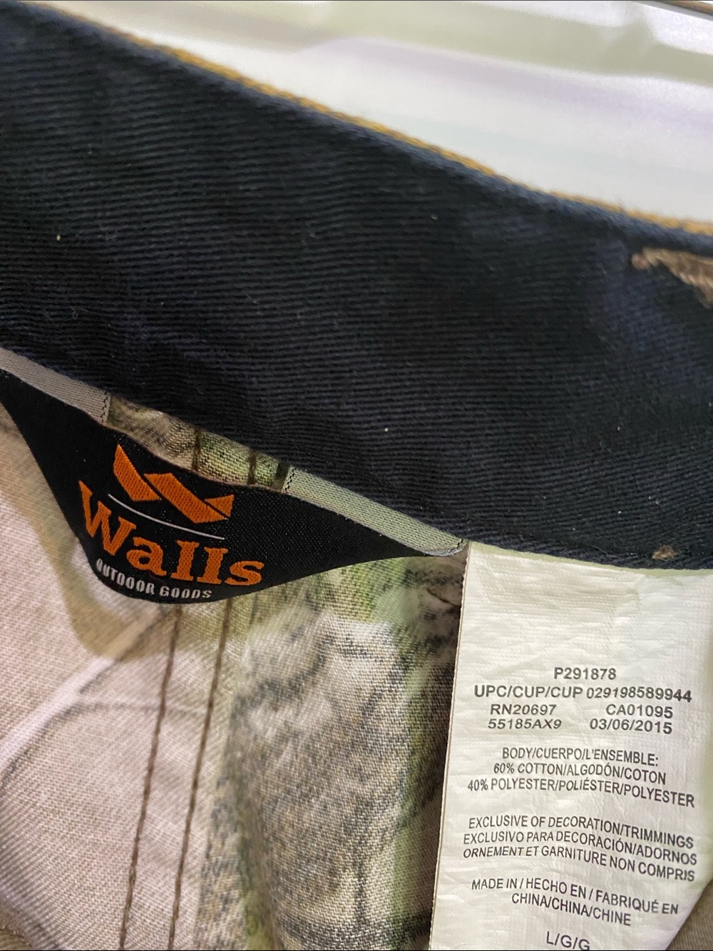 Walls Men's Camo Cargo Pants - Brown Green - Picture 2 of 8